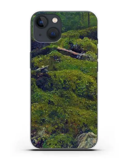 Чехол Мох. Корни (Шишкин Иван) силиконовый для iPhone 13