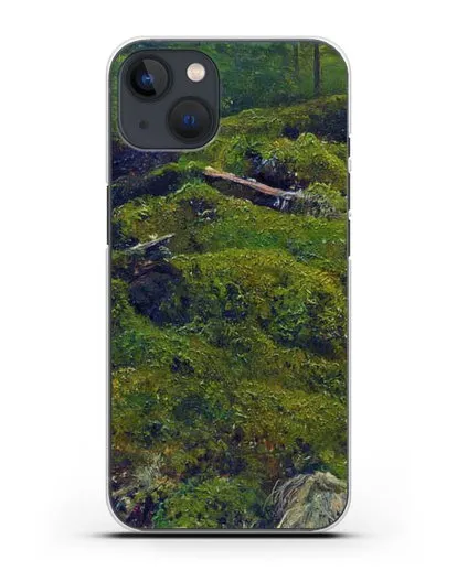 Чехол Мох. Корни (Шишкин Иван) силиконовый для iPhone 13 Mini