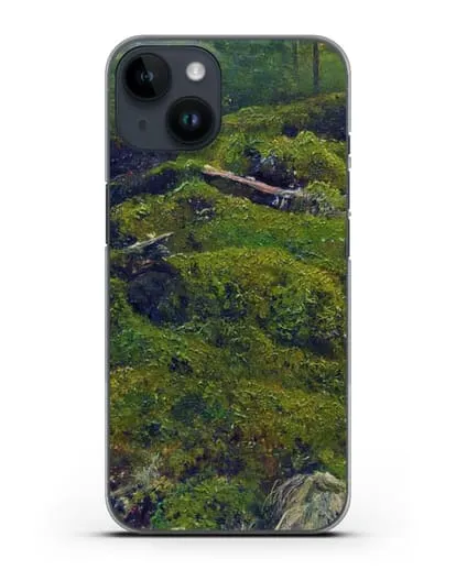 Чехол Мох. Корни (Шишкин Иван) силиконовый для iPhone 14