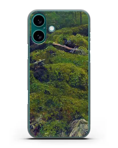 Чехол Мох. Корни (Шишкин Иван) силиконовый для iPhone 16 Plus