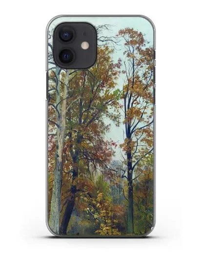Чехол Осень (Шишкин Иван) силиконовый для iPhone 12