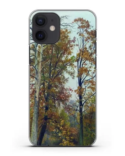 Чехол Осень (Шишкин Иван) силиконовый для iPhone 12 mini