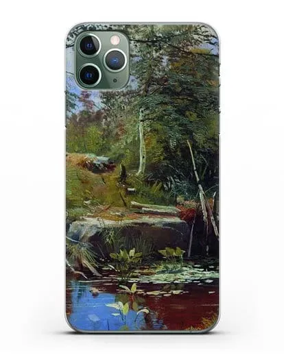 Чехол Пейзаж с мостиком (Шишкин Иван) силиконовый для iPhone 11 Pro