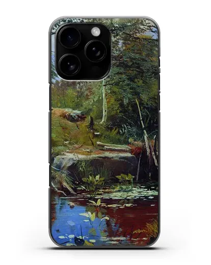 Чехол Пейзаж с мостиком (Шишкин Иван) силиконовый для iPhone 16 Pro Max