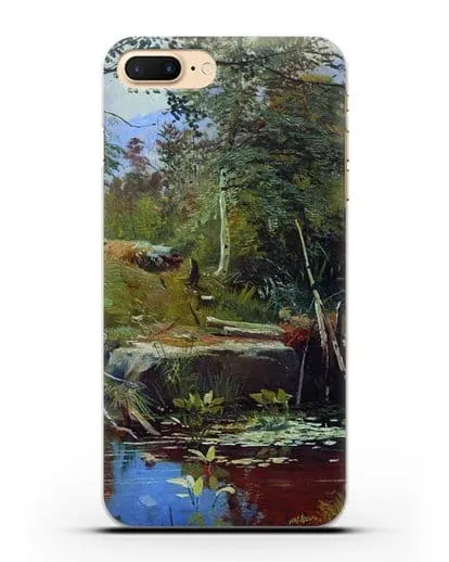 Чехол Пейзаж с мостиком (Шишкин Иван) силиконовый для iPhone 7 Plus