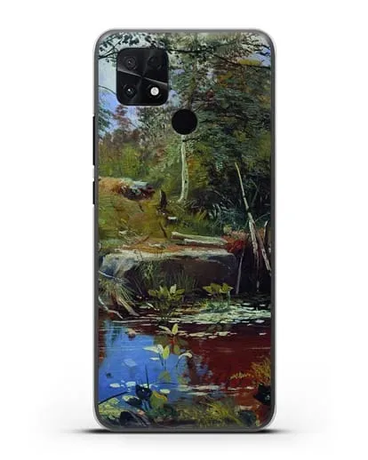 Чехол Пейзаж с мостиком (Шишкин Иван) силиконовый для Xiaomi Poco C40