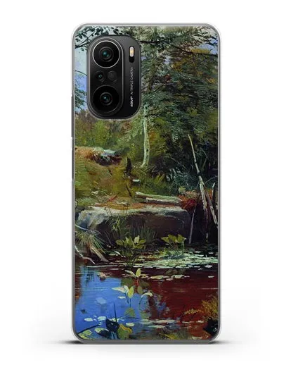 Чехол Пейзаж с мостиком (Шишкин Иван) силиконовый для Xiaomi Poco F3