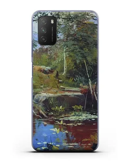 Чехол Пейзаж с мостиком (Шишкин Иван) силиконовый для Xiaomi Poco M3