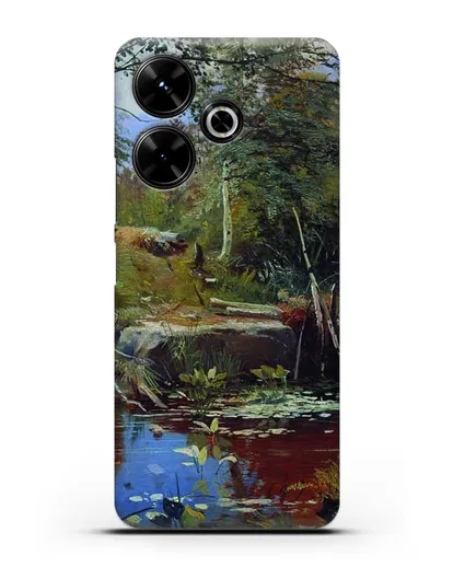 Чехол Пейзаж с мостиком (Шишкин Иван) силиконовый для Xiaomi Poco M6