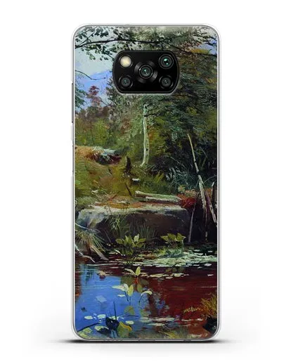 Чехол Пейзаж с мостиком (Шишкин Иван) силиконовый для Xiaomi Poco X3 Pro