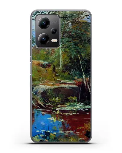 Чехол Пейзаж с мостиком (Шишкин Иван) силиконовый для Xiaomi Poco X5