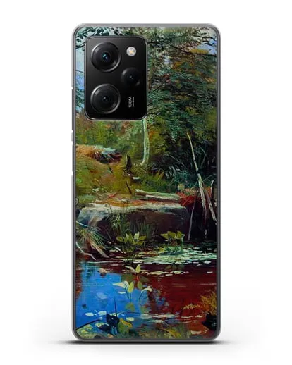 Чехол Пейзаж с мостиком (Шишкин Иван) силиконовый для Xiaomi Poco X5 Pro