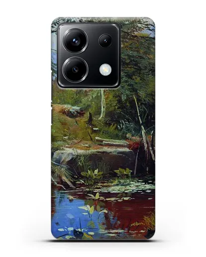 Чехол Пейзаж с мостиком (Шишкин Иван) силиконовый для Xiaomi Poco X6