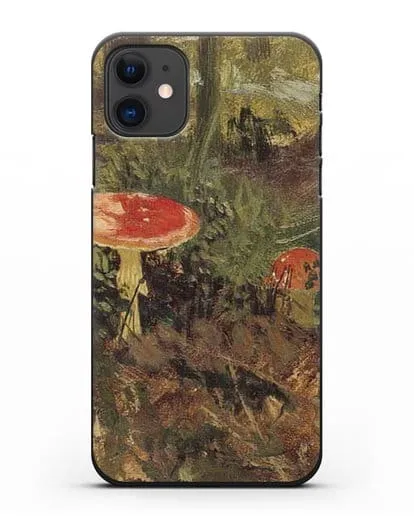 Чехол Мухоморы (Шишкин Иван) силиконовый для iPhone 11