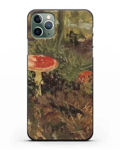 Чехол Мухоморы (Шишкин Иван) силиконовый для iPhone 11 Pro