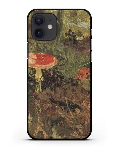 Чехол Мухоморы (Шишкин Иван) силиконовый для iPhone 12