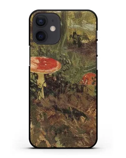 Чехол Мухоморы (Шишкин Иван) силиконовый для iPhone 12 mini