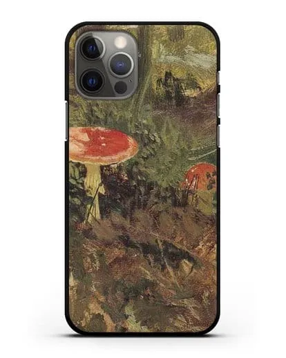Чехол Мухоморы (Шишкин Иван) силиконовый для iPhone 12 Pro