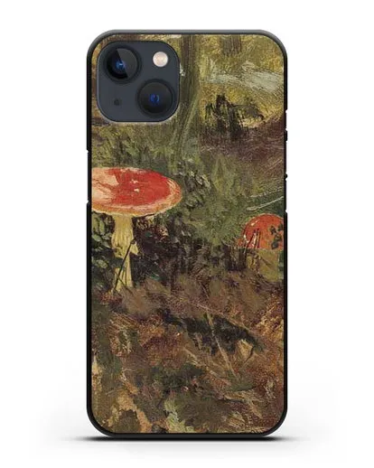 Чехол Мухоморы (Шишкин Иван) силиконовый для iPhone 13
