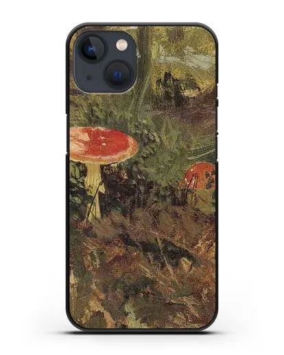 Чехол Мухоморы (Шишкин Иван) силиконовый для iPhone 13 Mini