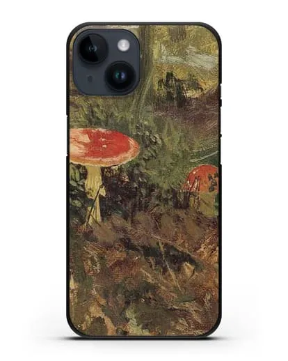 Чехол Мухоморы (Шишкин Иван) силиконовый для iPhone 14