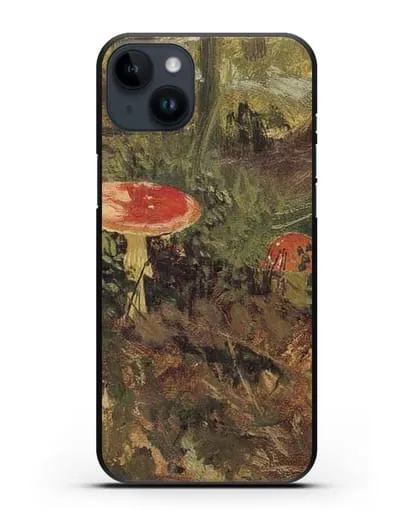Чехол Мухоморы (Шишкин Иван) силиконовый для iPhone 14 Plus
