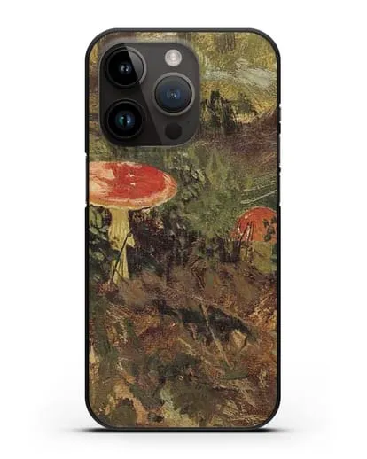 Чехол Мухоморы (Шишкин Иван) силиконовый для iPhone 14 Pro