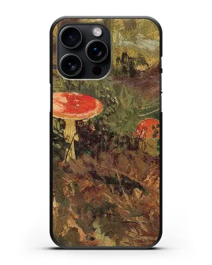Чехол Мухоморы (Шишкин Иван) силиконовый для iPhone 15 Pro Max