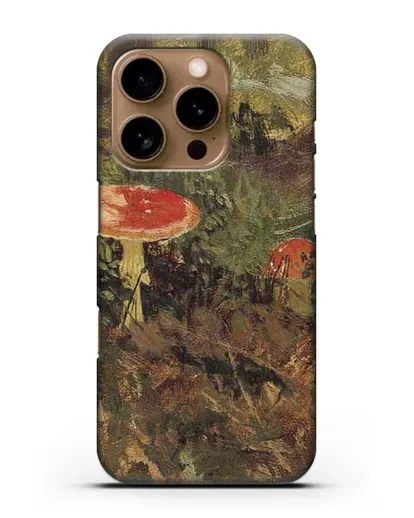 Чехол Мухоморы (Шишкин Иван) силиконовый для iPhone 16 Pro