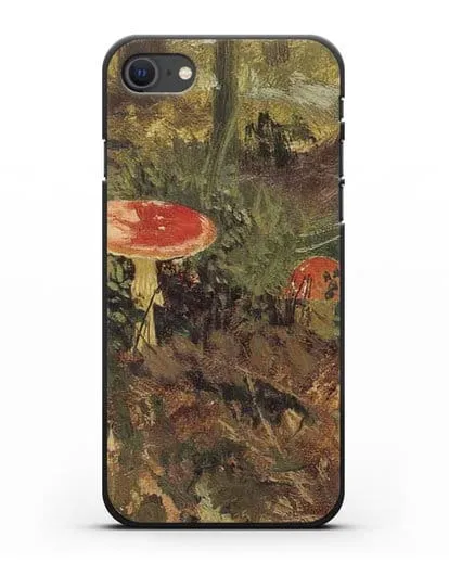 Чехол Мухоморы (Шишкин Иван) силиконовый для iPhone SE 2020
