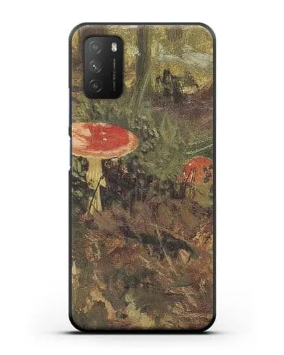 Чехол Мухоморы (Шишкин Иван) силиконовый для Xiaomi Poco M3