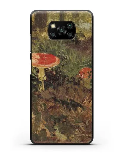 Чехол Мухоморы (Шишкин Иван) силиконовый для Xiaomi Poco X3 Pro
