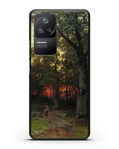 Чехол Лес вечером (Шишкин Иван) силиконовый для Xiaomi Poco F4