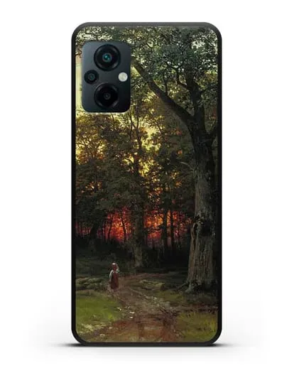 Чехол Лес вечером (Шишкин Иван) силиконовый для Xiaomi Poco M5