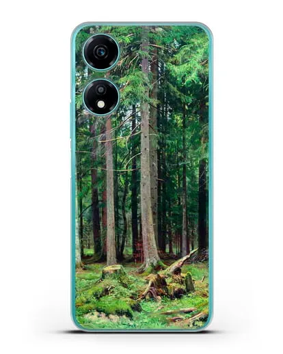 Чехол Лес в Мордвинове (Шишкин Иван) силиконовый для Honor X5 Plus