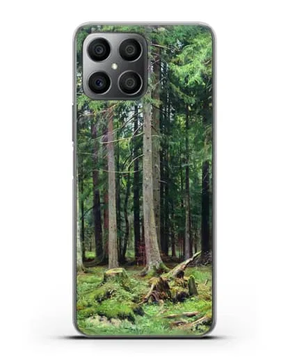 Чехол Лес в Мордвинове (Шишкин Иван) силиконовый для Honor X8