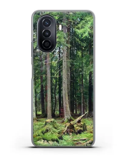 Чехол Лес в Мордвинове (Шишкин Иван) силиконовый для Huawei Nova Y70