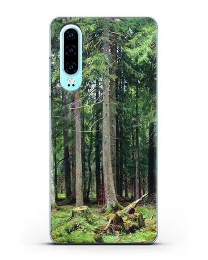 Чехол Лес в Мордвинове (Шишкин Иван) силиконовый для Huawei P30