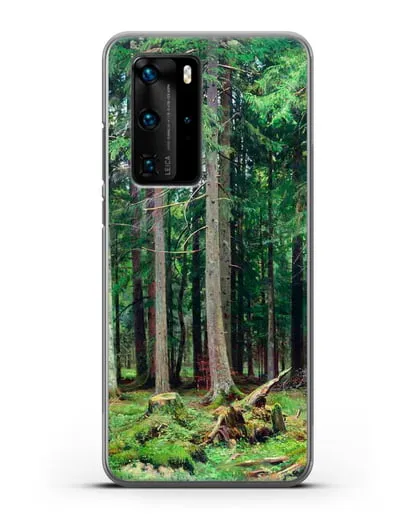 Чехол Лес в Мордвинове (Шишкин Иван) силиконовый для Huawei P40 Pro