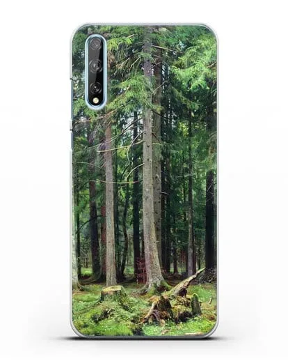 Чехол Лес в Мордвинове (Шишкин Иван) силиконовый для Huawei Y8P