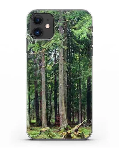 Чехол Лес в Мордвинове (Шишкин Иван) силиконовый для iPhone 11