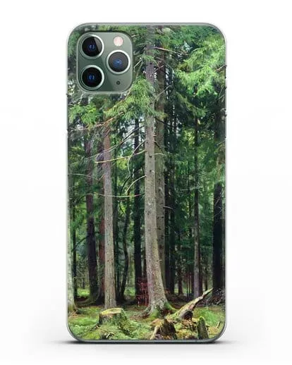 Чехол Лес в Мордвинове (Шишкин Иван) силиконовый для iPhone 11 Pro