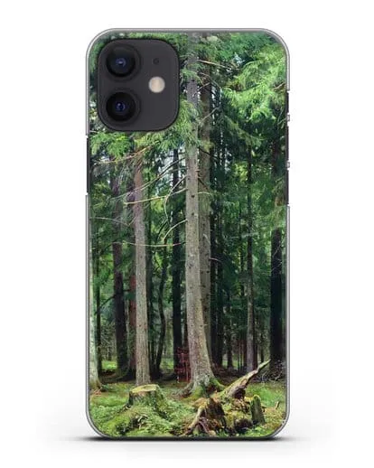 Чехол Лес в Мордвинове (Шишкин Иван) силиконовый для iPhone 12 mini