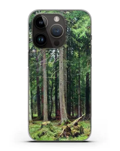 Чехол Лес в Мордвинове (Шишкин Иван) силиконовый для iPhone 14 Pro