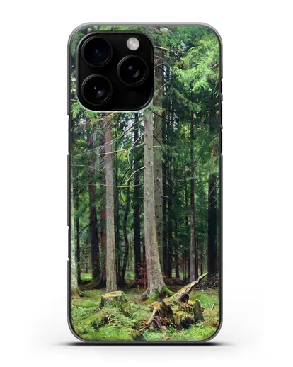 Чехол Лес в Мордвинове (Шишкин Иван) силиконовый для iPhone 16 Pro Max