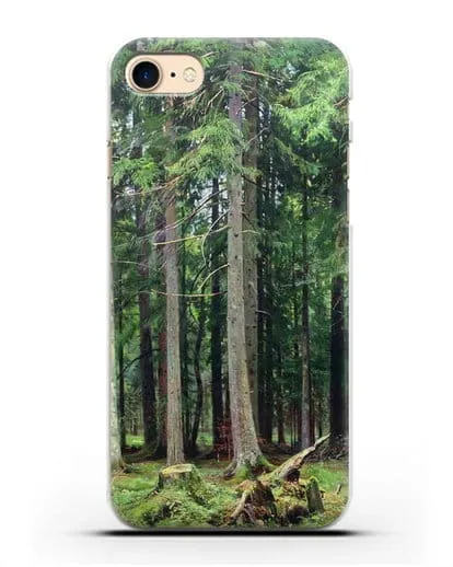 Чехол Лес в Мордвинове (Шишкин Иван) силиконовый для iPhone 7