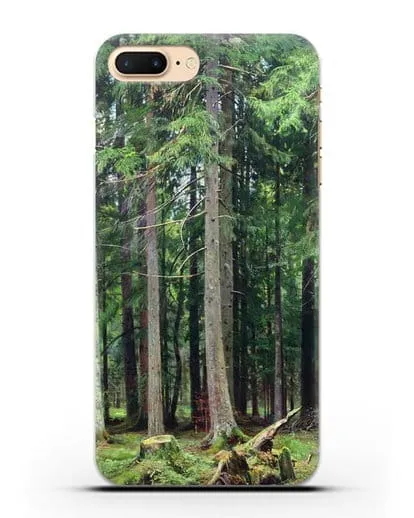 Чехол Лес в Мордвинове (Шишкин Иван) силиконовый для iPhone 7 Plus