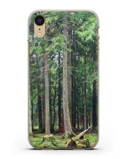 Чехол Лес в Мордвинове (Шишкин Иван) силиконовый для iPhone XR
