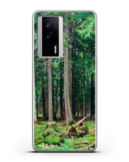 Чехол Лес в Мордвинове (Шишкин Иван) силиконовый для Xiaomi Poco F5 Pro