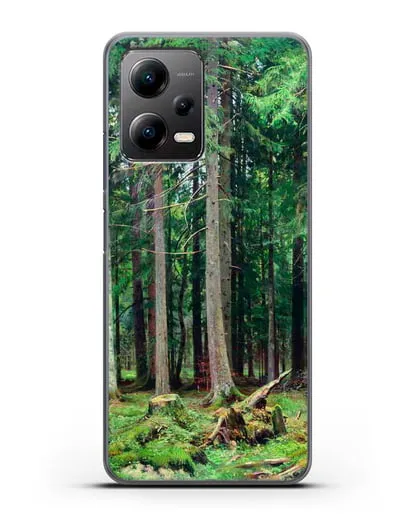 Чехол Лес в Мордвинове (Шишкин Иван) силиконовый для Xiaomi Poco X5